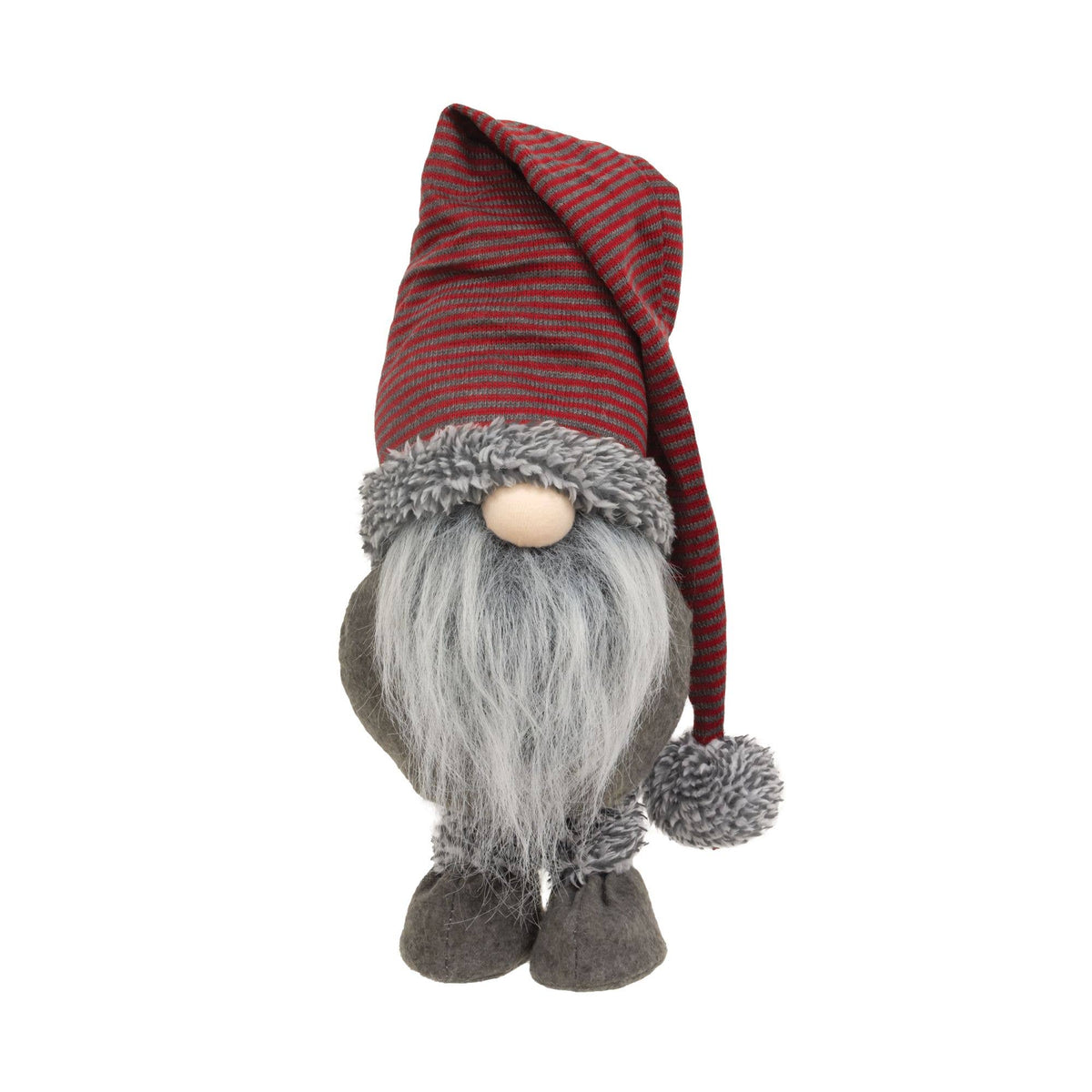 Jangles the holiday gnome • Red and Grey Christmas Gnome
