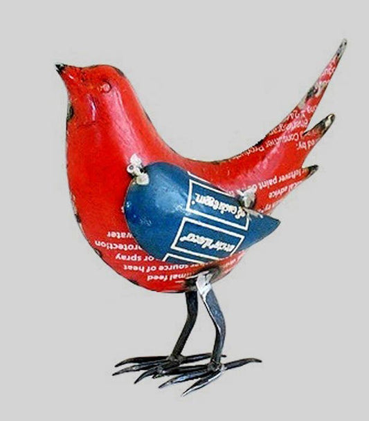 Ruby the Bird • Recycled Metal Bird