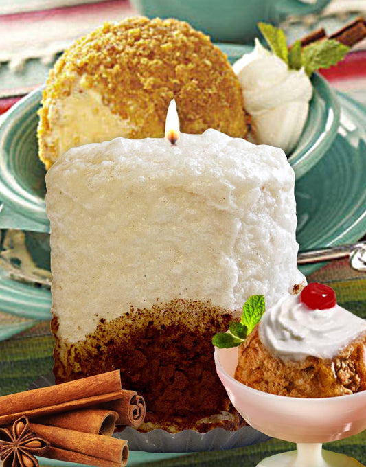 Cinnamon Fried Ice Cream Hearth Candle