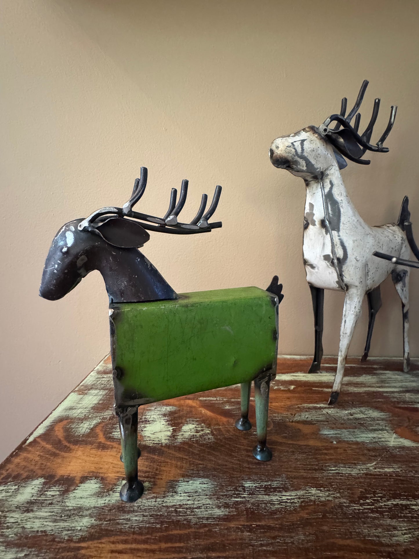 Recycled Metal Deer