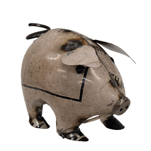 Boink • Reclaimed Metal White Pig