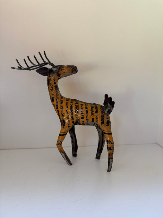 Recycled Metal Deer