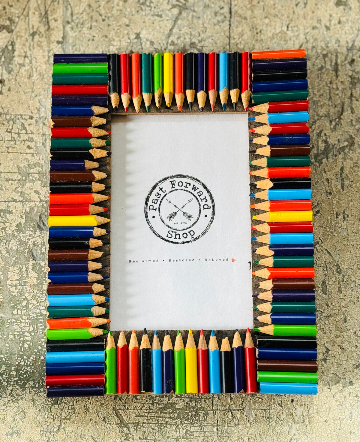 Color Pencil Frame 4x6 Colored Pencil Picture Frame – Past Forward Shop