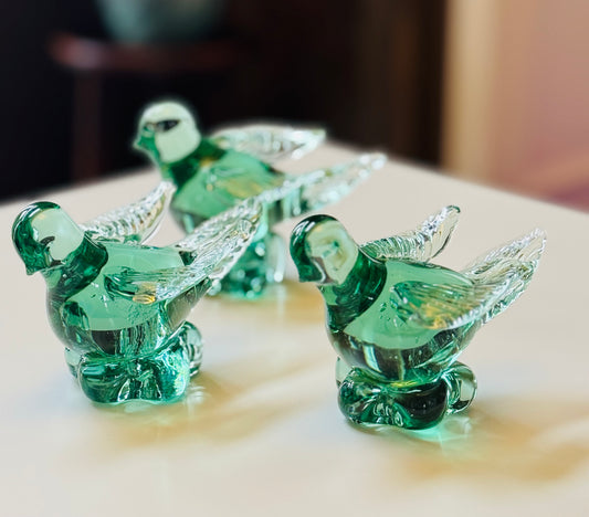 Recycled Glass Bird
