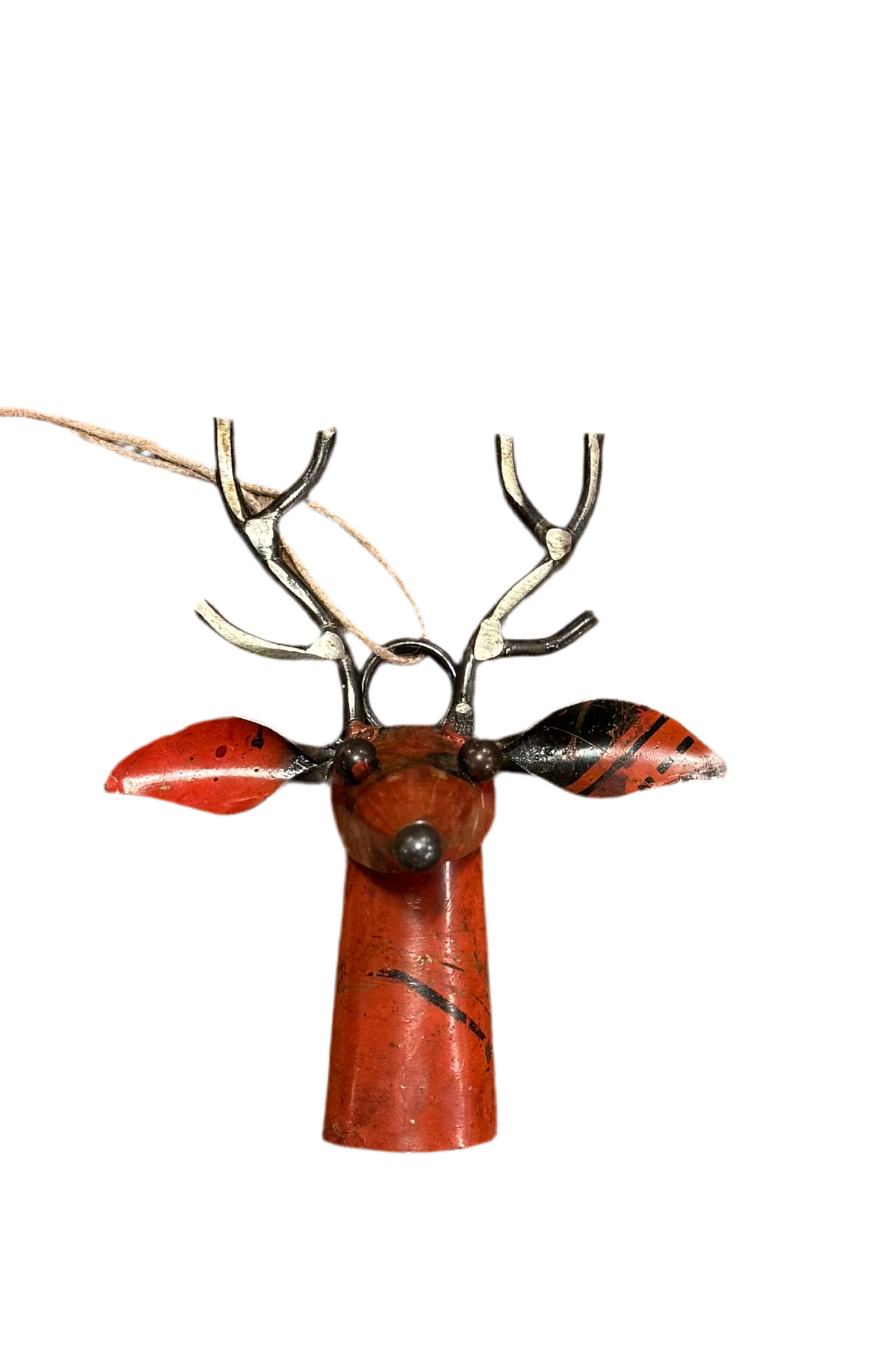 Twig the Deer • Reclaimed Metal Deer Ornament