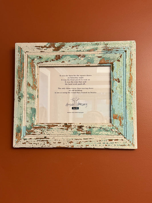 “Rhapsody” 8x10 reclaimed wood frame