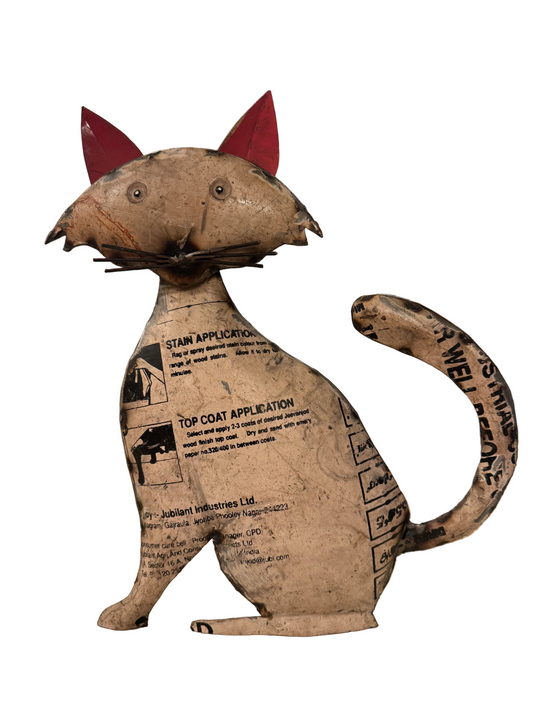 Reclaimed Metal Cat 