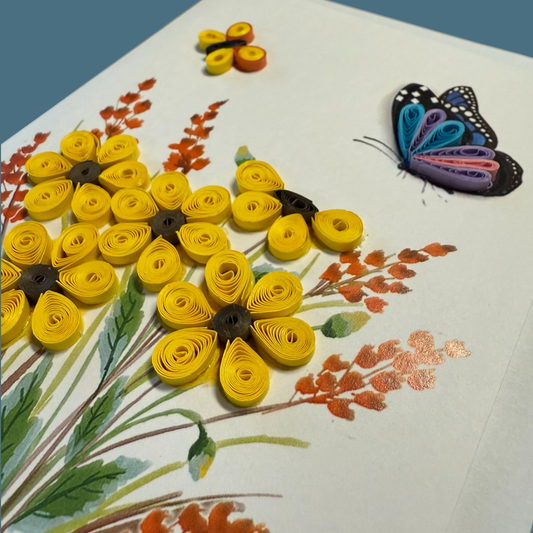 Butterfly Quilled Greeting Card