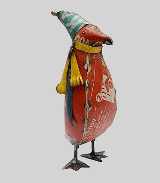 Patrick the Penguin • Reclaimed Metal Animals