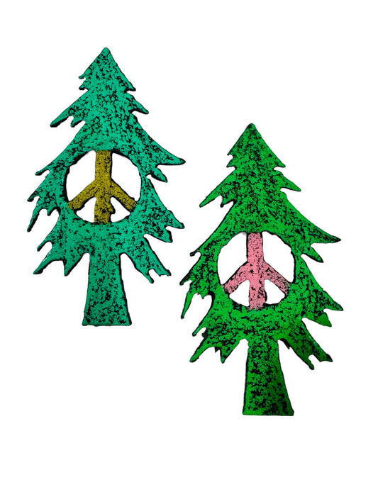 Peace Sign magnet Hippie Tree lodge souvenirs cabin décor