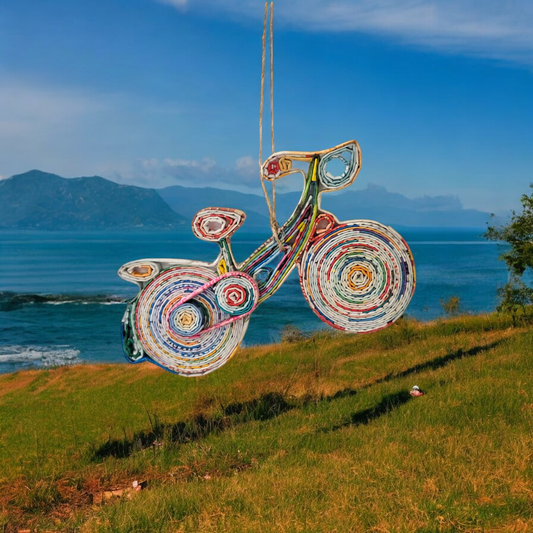 Bicycle Ornament - Recycled Paper