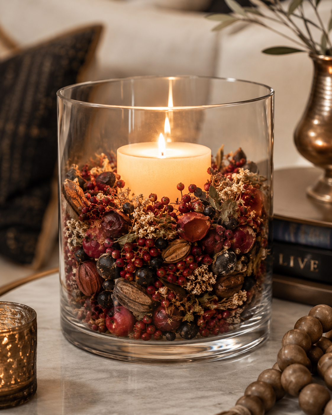 Scented Potpourri with Rosehips - Orange Clove - 4 Cup Bag