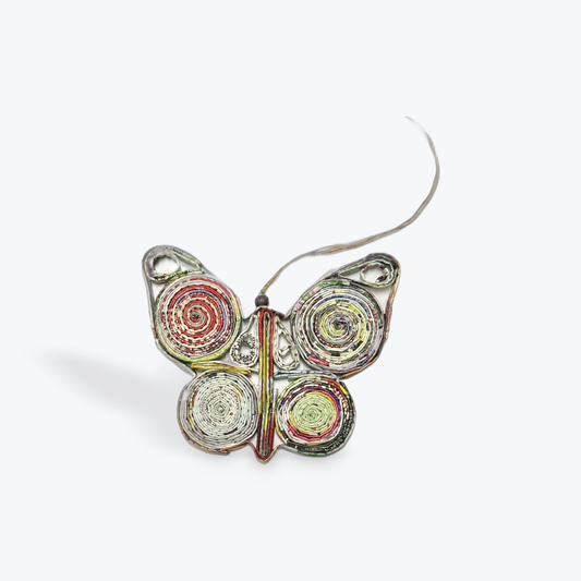 Butterfly Ornament - Recycled Paper