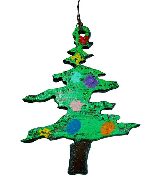 Whimsy Christmas tree ornament
