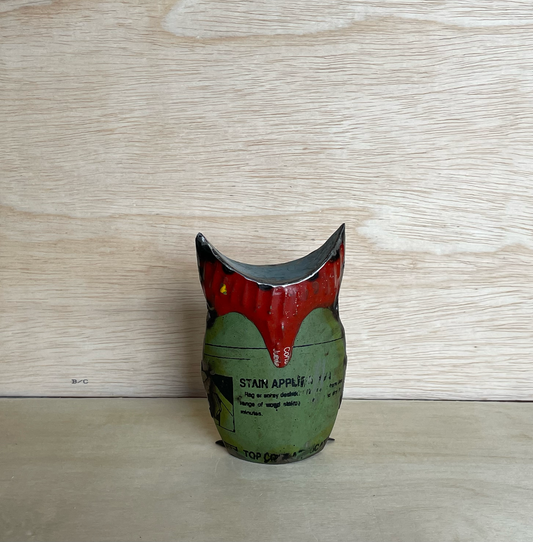 Kirby the Owl • Recycled Metal Animals