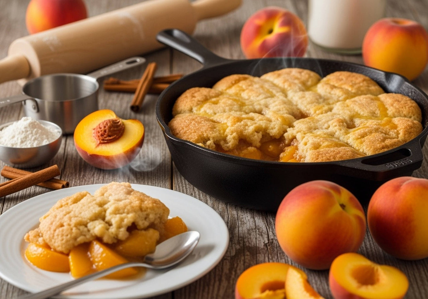 Peach Cobbler Hearth