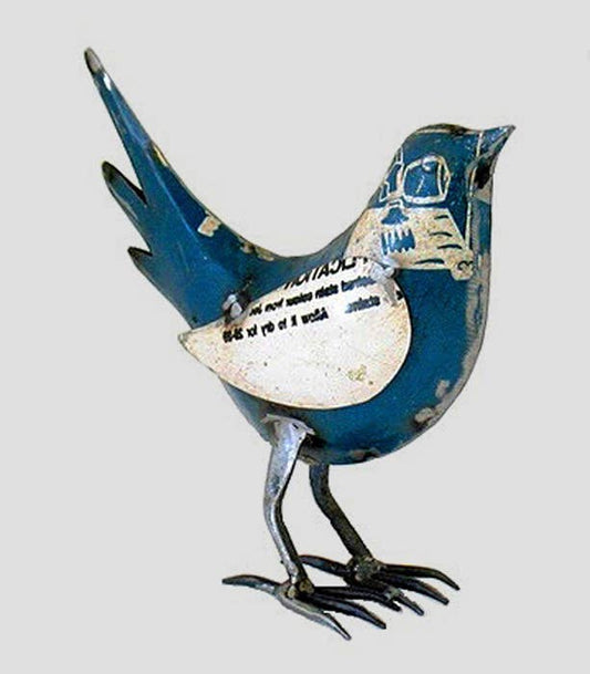 Ellen the Bird • Recycled Metal Animals