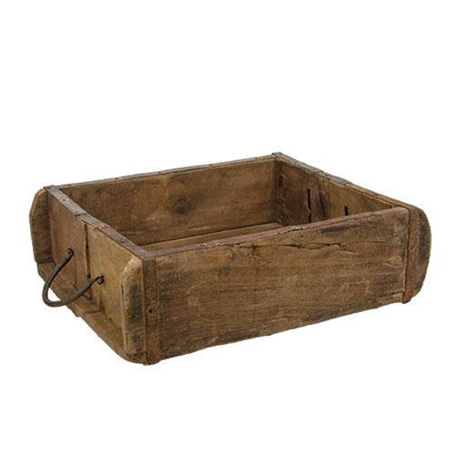 Reclaimed wood tray inspired by Antique Brick Molds