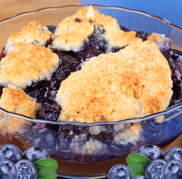Blueberry Cobbler Hearth Candle