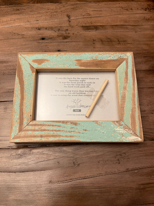 4x6 Old Mint Reclaimed wood frame