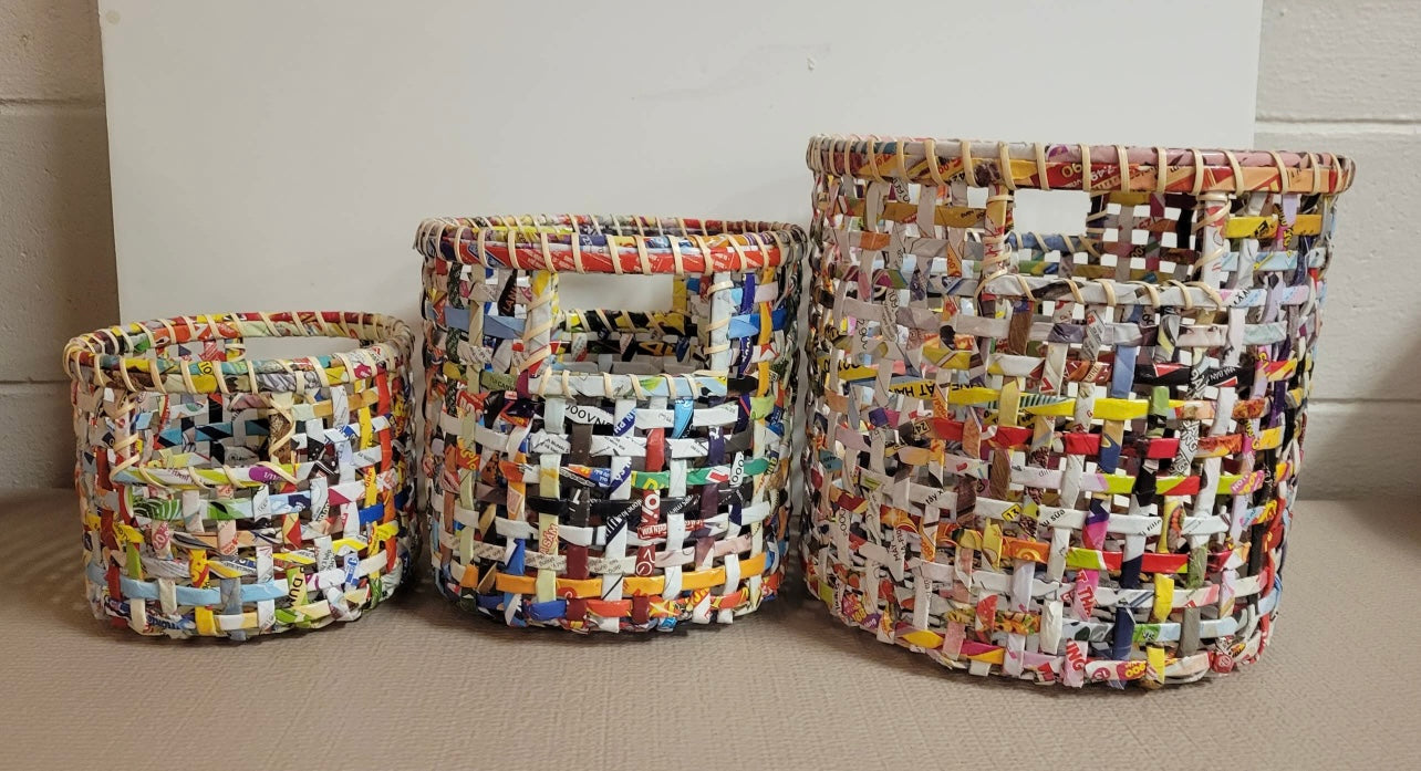 Round Baskets - Set of 3