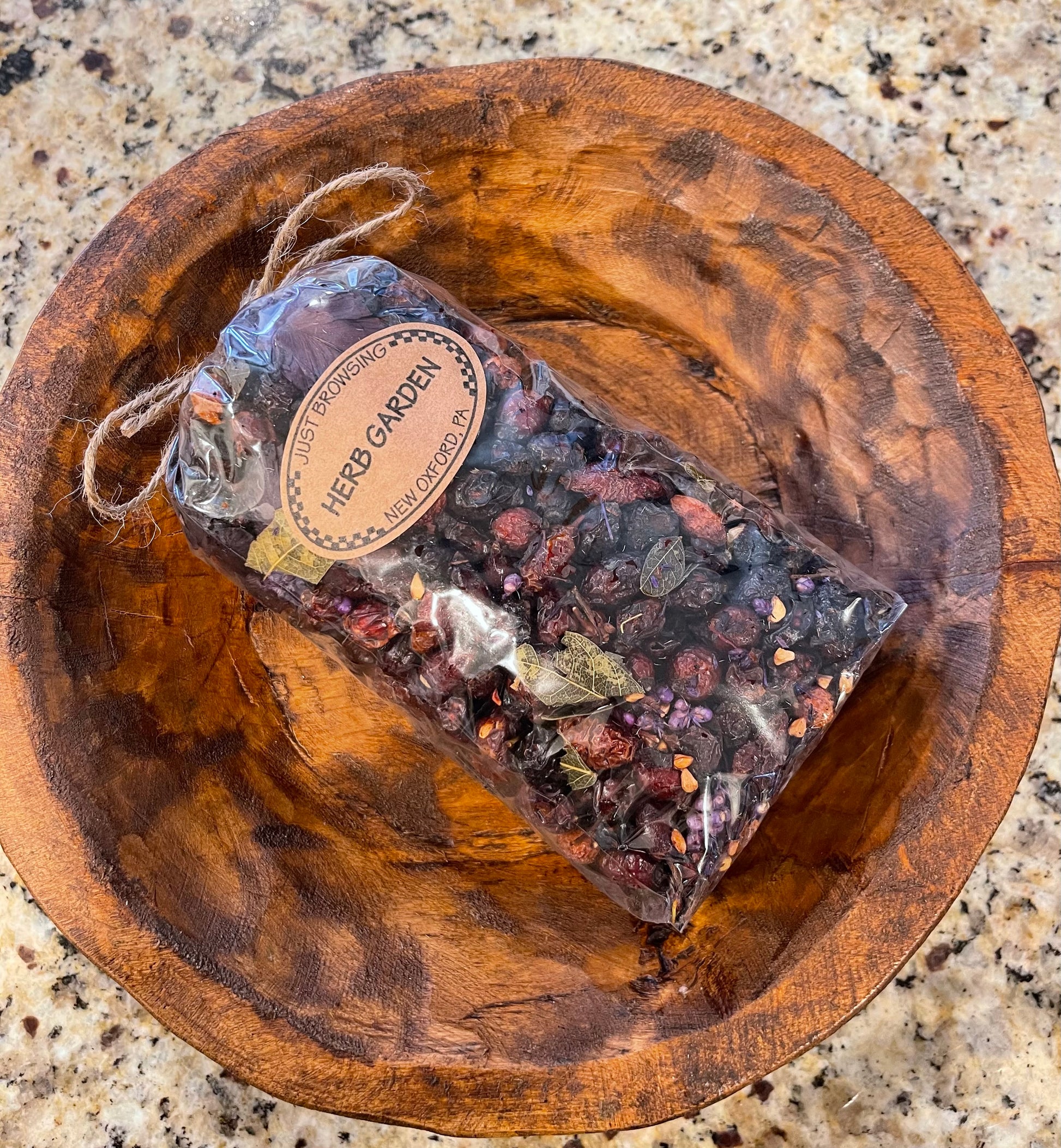Herb garden potpourri bowl filler